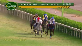 Hipódromo Monterrico - 5ta Carrera 09 Agosto 26
