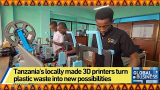 Tanzania's locally made 3D printers turn plastic waste into new possibilities