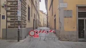 Via dei Casceri, chiusa la strada e aperto il cantiere