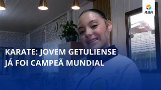 Karate: Young woman from Getúlio Vargas has already become a world champion.
