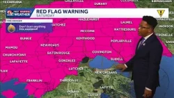 Red Flag Warning: Colder weather returns to Louisiana's forecast this weekend