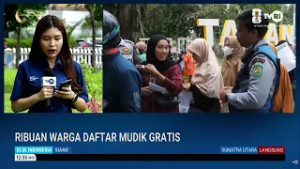 Ribuan Warga Daftar Mudik Gratis Oleh Pemko Medan