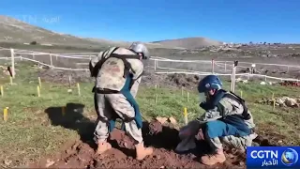 "الخوذ الزرق" الصينيون ينزعون فتيل خطر من "الخط الأزرق" باحترافية عالية