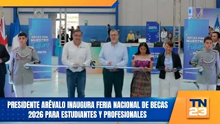 President Arévalo inaugurates 2026 National Scholarship Fair for students and professionals