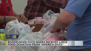 Roadrunner Food Bank receives large food donation from 'America Gives'