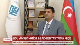 NDU yüksək nəticə ilə akkreditasiyadan keçib