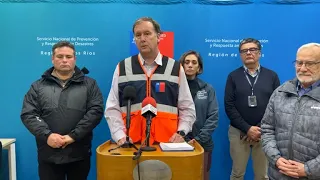 LOS RÍOS AUTHORITIES ANNOUNCE RED ALERT AND SCHOOL SUSPENSIONS