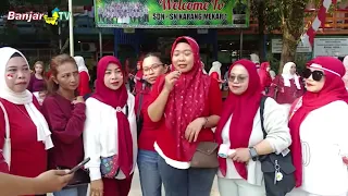 KESERUAN ORTU MURID SDN SN KARANG MEKAR 1 RAYAKAN KEMERDEKAAN DENGAN LOMBA ALA 17AN