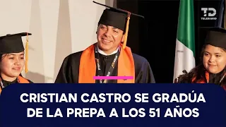 Cristian Castro fulfills a dream and graduates from high school at 51 years old