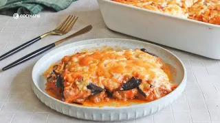 EGGPLANT LASAGNA 🍆 | NO PASTA, Lighter and TASTIER (with meat and bechamel)