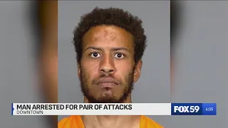 Suspect arrested in downtown Indy stomping attacks that left one dead, another injured