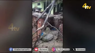 Landslide strikes Himachal's Chamba, vehicles buried under debris | 4tv News