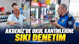 Strict inspections of school cafeterias in Akdeniz