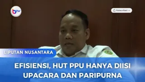 EFISIENSI, HUT PPU HANYA DIISI UPACARA DAN PARIPURNA