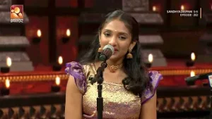 സന്ധ്യാനാമം ആലാപനവുമായി രജി രാധാകൃഷ്ണനും രൂപേഷും ??| Sandhyadeepam Epi 202 | Highlights