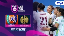 UIBU Malang 0-3 UNESA Surabaya | Women's University Volleyball League Grand Final Highlights | Moji