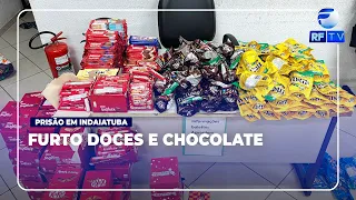 NOW AIRING - Couple arrested for stealing nearly R$ 30,000 in chocolate and sweets in Indaiatuba
