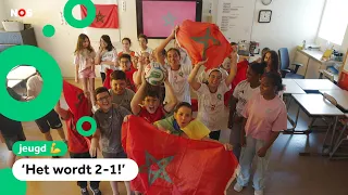 These kids are sure of it: Morocco is going to win tonight