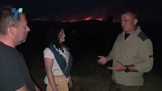 Изгорени неколку напуштени куќи и празна штала - голем пожар во прилепското село Чаниште