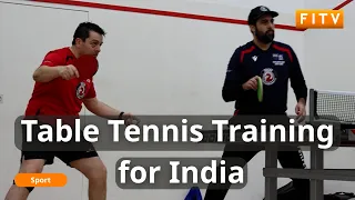 Falklands Table Tennis Team Train for Competition in India