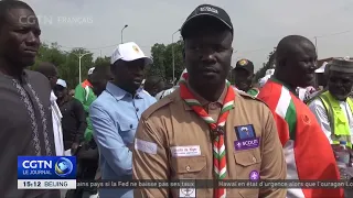 POLITICS IN NIGER: Rally in support of the CNSP following the thwarted mutiny