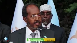 Madaxweyne Xasan Sheekh oo is-wareystay."Jadwalka Doorashada ee aad soo saarteen (FARMAAJO)