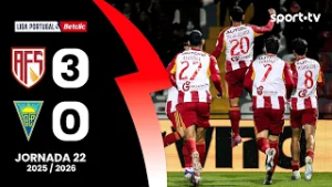 Resumo: AFS 3-0 Estoril - Liga Portugal Betclic | sport tv