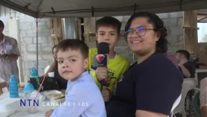 Feligreses de Capilla Santa Teresa, realizaron kermés para recaudar fondos para construir su templo