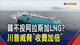 The US hastily announced the Alaska LNG deal, while South Korea urgently stated it was still unde...