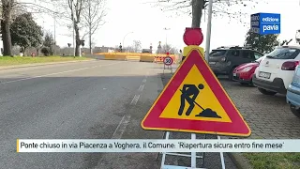 Ponte chiuso in via Piacenza a Voghera, il Comune: 'Fine lavori sicuramente entro fine mese'