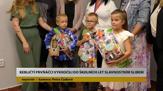 KEBLICE: Kebličtí prvňáčci vykročili do školních let slavnostním slibem