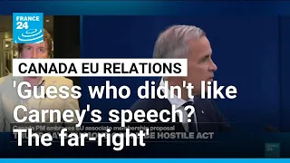 'Guess who didn't like Mark Carney's speech today? The far-right' • FRANCE 24 English