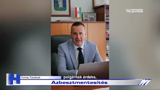 Azbesztmentesítés – ZTV Híradó 2026-09-30