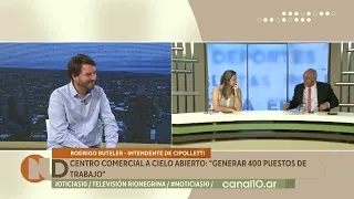 Cipolletti Anniversary: Rodrigo Buteler highlighted the city's constant growth