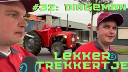 DINGEMAN heeft HANDSCHOENEN aan in TREKKER voor GRIP #LEKKERTREKKERTJE