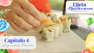 Rica receta de rollitos de verduras de Virginia Demaria | Capítulo 04 Dieta Mediterránea | Parte 2