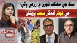 Severe Agricultural Water Shortage Hits Sindh, Farmers in Distress | Analysis Room