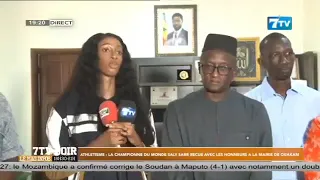 ATHLETISME: La championne du monde Saly SARR reçue avec les honneurs à la mairie de Ouakam