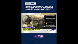 Eduardo Maldonado pidió al gobierno de Asfura no politizar las ayudas