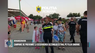 Prevention campaign for the opening of the summer season at Ghioroc beach