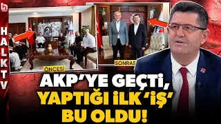 HIS FIRST ACT WAS THE ATATÜRK PORTRAIT! After switching to the AKP, Çerkez made an Atatürk-relate...
