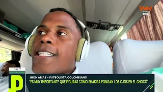 “Contento con toda la gestión que ha hecho el pueblo colombiano” Jhon Arias, jugador de Palmeiras.