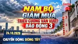 Southern Vietnam: Rainfall decreases, but high tides still exceed level 3 alert | East-West Motio...