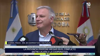Water restriction conflict in La Calera: The Province assures it will "mediate" for a solution