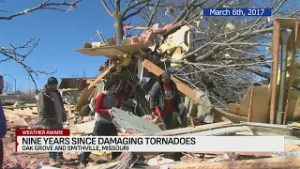 Nine years since damaging tornadoes hit Oak Grove, Smithville