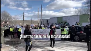 "El Estado está violando los derechos humanos": Los vecinos de la Cañada Real, contra los desalojos