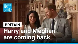 Prince Harry and Meghan are returning to the UK with their children • FRANCE 24 English