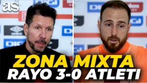 SIMEONE, OBLAK, ZONA MIXTA tras la GOLEADA del RAYO VALLECANO 3 - ATLÉTICO MADRID 0