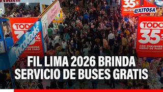 🔴🔵 Lima Book Fair 2026 offers free bus service