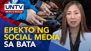 ALAMIN: Masamang epekto ng Social Media sa mga bata
